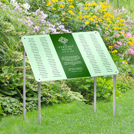 Flint - Name on Garden Sign